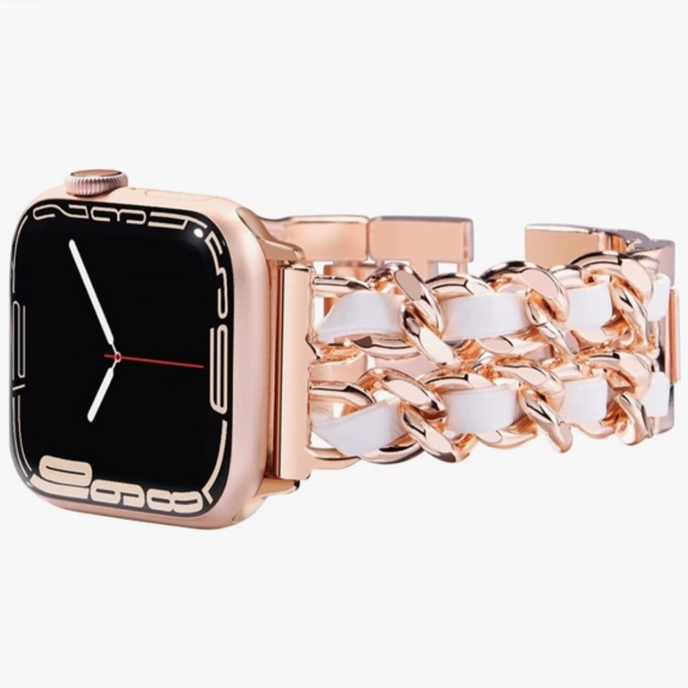 Chunky Chain Link Bracelet Watch Band For Apple Watch